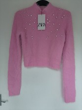 Zara pink eyelash diamante - eyelash,