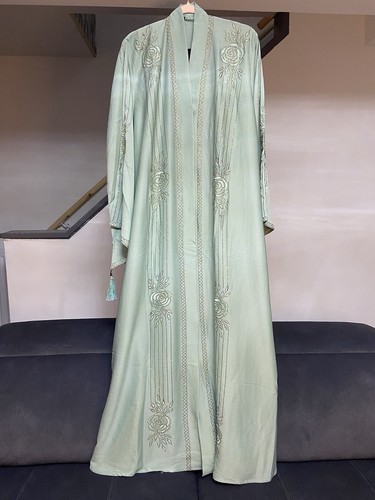2pc mint green - green, abaya