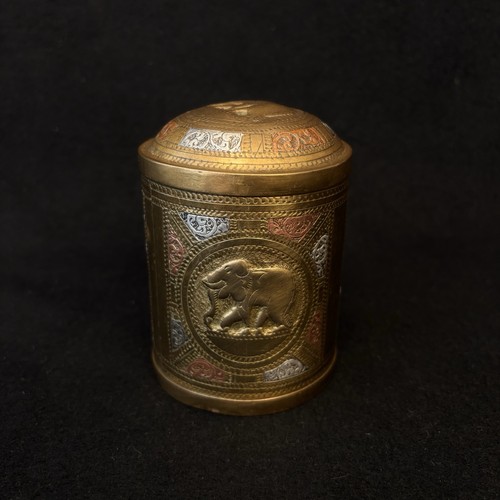 Antique indian brass elephant - indian,