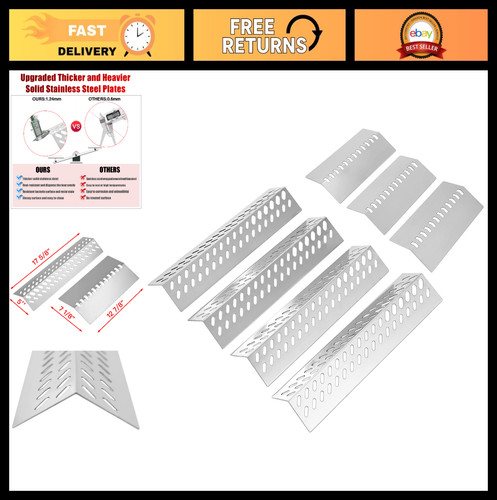 Burner grill heat plates - 4,