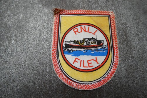 Filey lifeboat cloth patch - cloth,