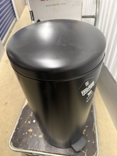 Brabantia black pedal bin - , 30l