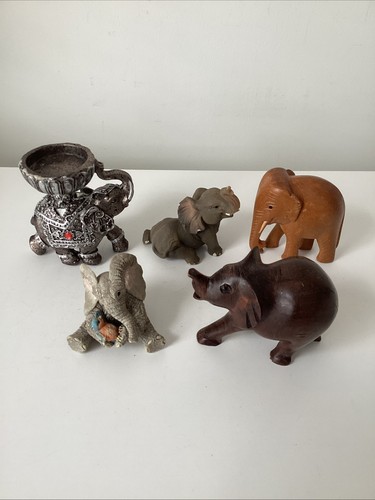 Elephant ornaments figurines - elephant,