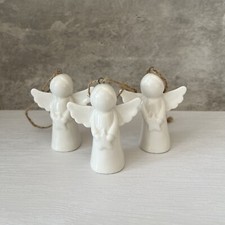 Set 3 White Angel Christmas