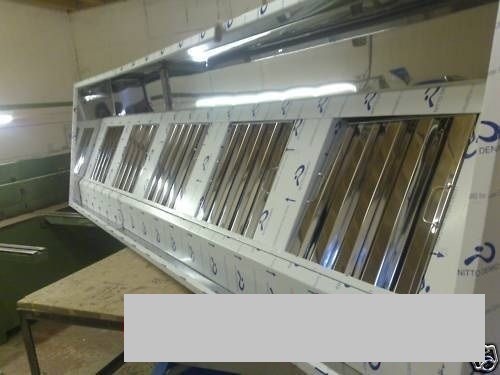 Commercial kitchen canopy hood