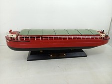 'SUNRISE' Narrowboat Barge Canal Boat Decorative Wooden Model.L-28cm. #E