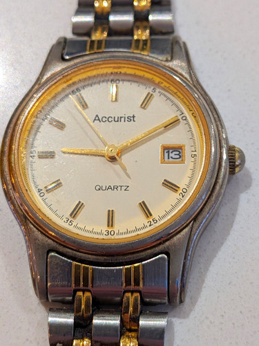 Accurist quartz white - white, dial