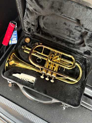 Brass soprano cornet - soprano,