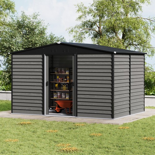 8ft garden shed metal - garden,