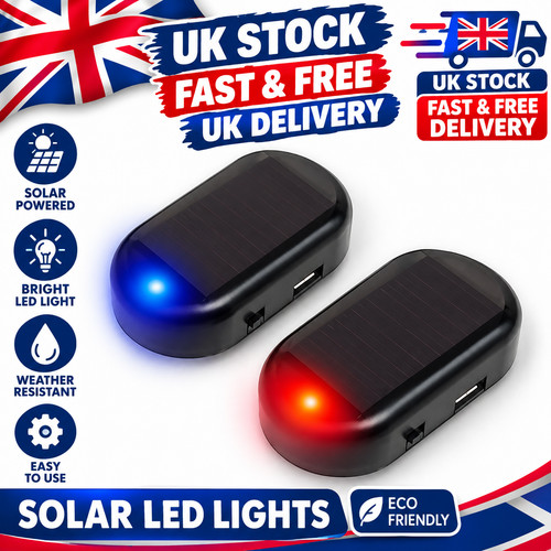Solar led safety - led, red