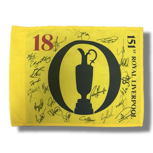 Signed the open - signed, golf