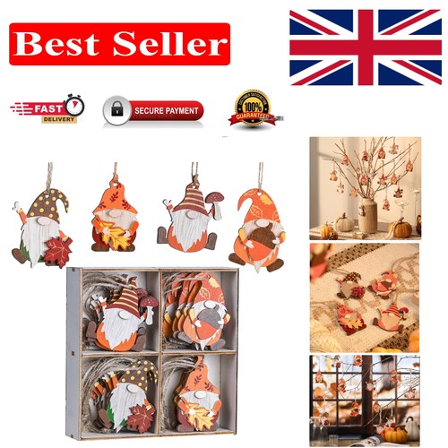 Autumn 24pcs wooden hanging - 24pcs,