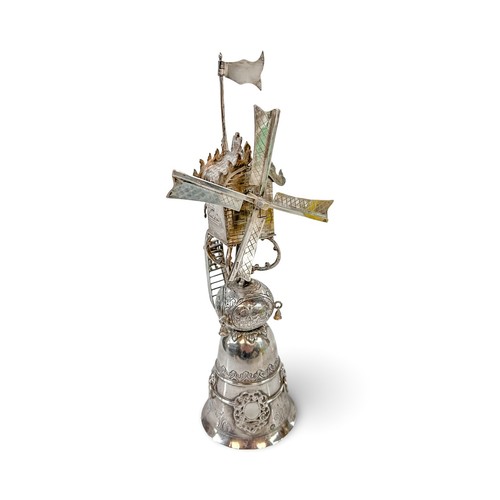 Dutch 833 silver windmill - silver,