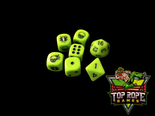 Blood bowl compatible dice set - blood,