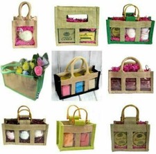 5 x Jute Gift Bags with