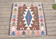 Turkish Kilim Rug 31''x33''