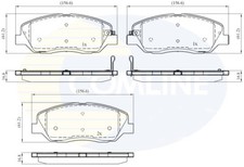 Front COMLINE CBP31676 Brake