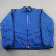 Marmot Mens Jacket XL Blue Padded Adult Zip Casual Designer Coat