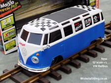 'G' scale R/C Battery VW Converted into Railbus to run on 45mm 'G' Gauge Track.