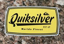 Quiksilver Sticker - Surf Ski Snowboard Skate Sports Apparel