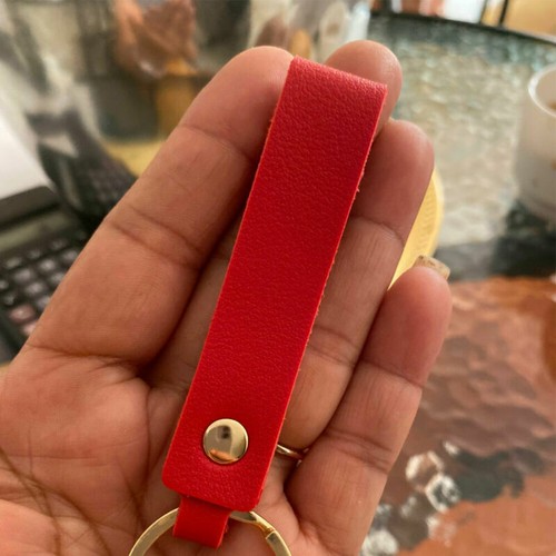 Leather car key holder - key,