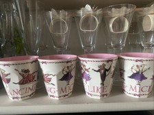 Emma BRIDGEWATER Dancing Mice Melamine  picnic Cups X 4