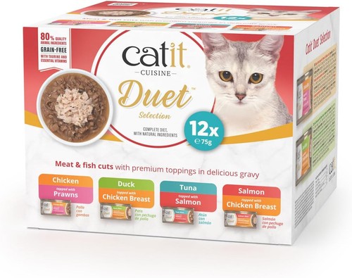 Catit duet grain free wet - duet,