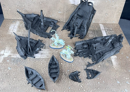 Scenery terrain 8 pcs - terrain:,
