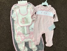 Bundle of baby girls clothes Layette set outfit x 2 size 0-3 months BNWT