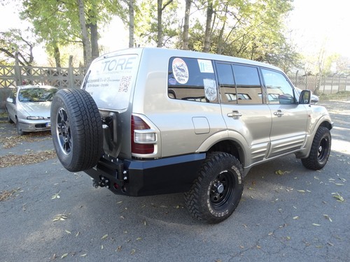 Rear steel bumper - steel,