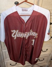 Yuengling Lager Baseball Jersey #1 XL Maroon Cream 120th Anniversary Promo Shirt
