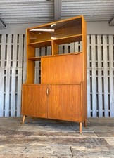 Sutcliffe Teak Tall Sideboard Room Divider Shelves  Vintage Retro Mid Century