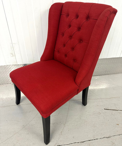 Red chair from india - india, jane