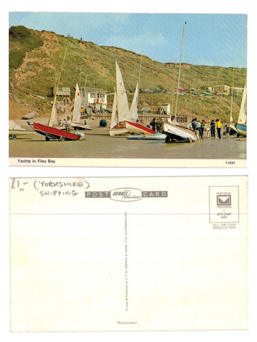 Postcard yachts in filey - -,