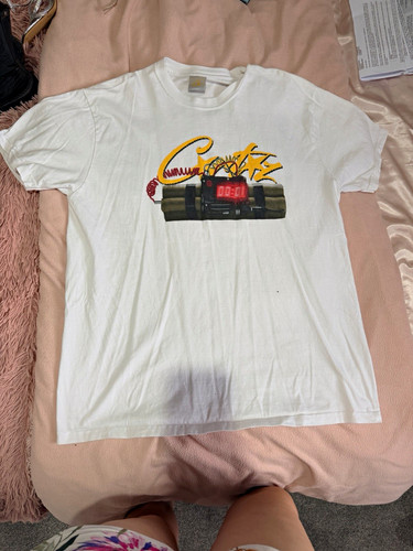 Corteiz men white graphic - white,