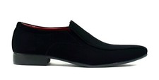 Mens black patent shoes - black,