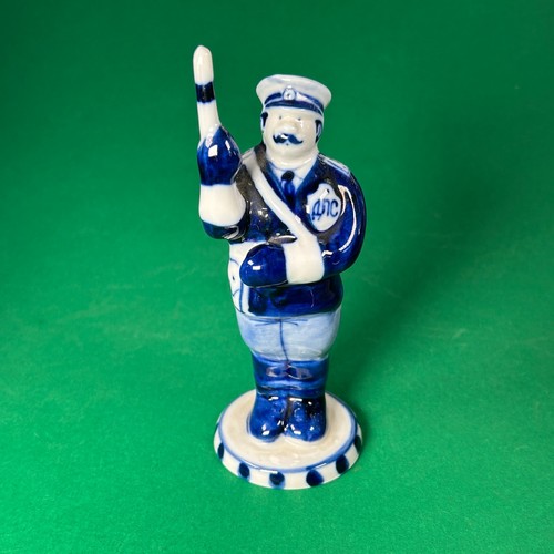 Gzhel russian porcelain - gzhel,