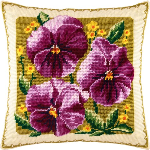 Needlepoint pillow kit - pillow,