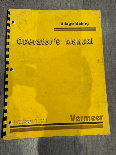 Vintage vermeer baler - vintage,