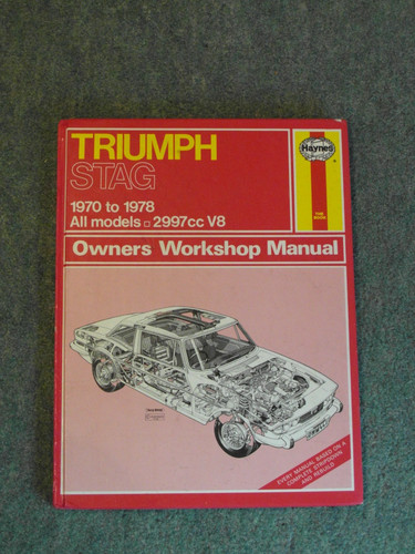 Haynes triumph stag - stag, 1970-1978