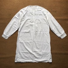 Vintage white cotton long