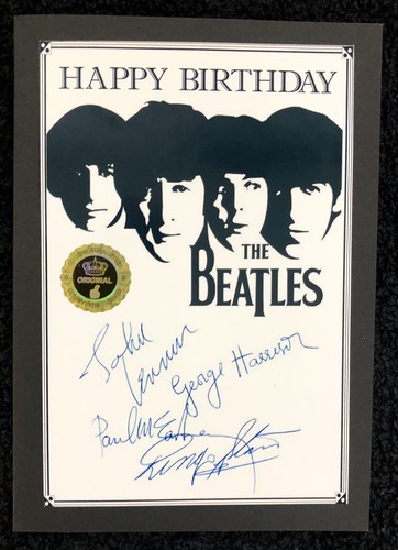 The beatles birthday card - the,