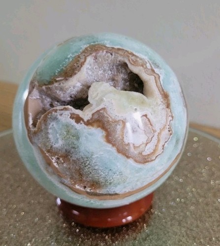 Caribbean calcite sphere 600g - calcite,