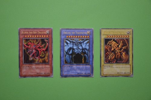 Yugioh 2003 egyptian god - god, cards
