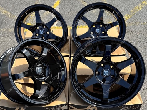 Black pf5 alloy wheels - black,