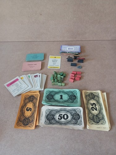 Vintage monopoly money - monopoly,