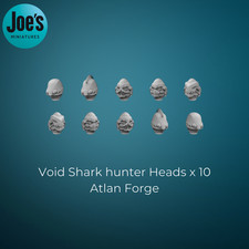 10 x Void Shark Hunter heads -