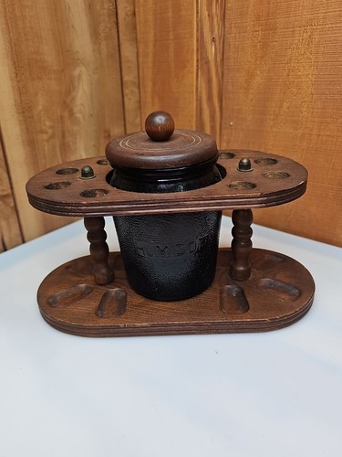 Vintage pipe stand holder - vintage,