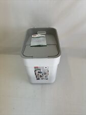 Small Plastic Bin for Recycling Bin Kitchen/Bathroom/Bedroom/Pet Food Storage