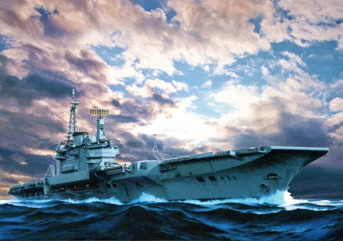 Hms hermes hand finished - hand,